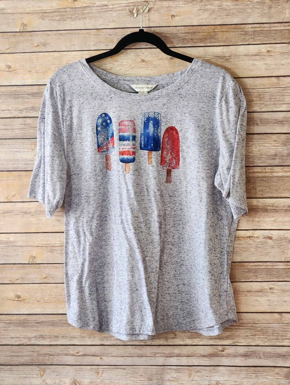 Fun Tee With Sparkly Popsicles